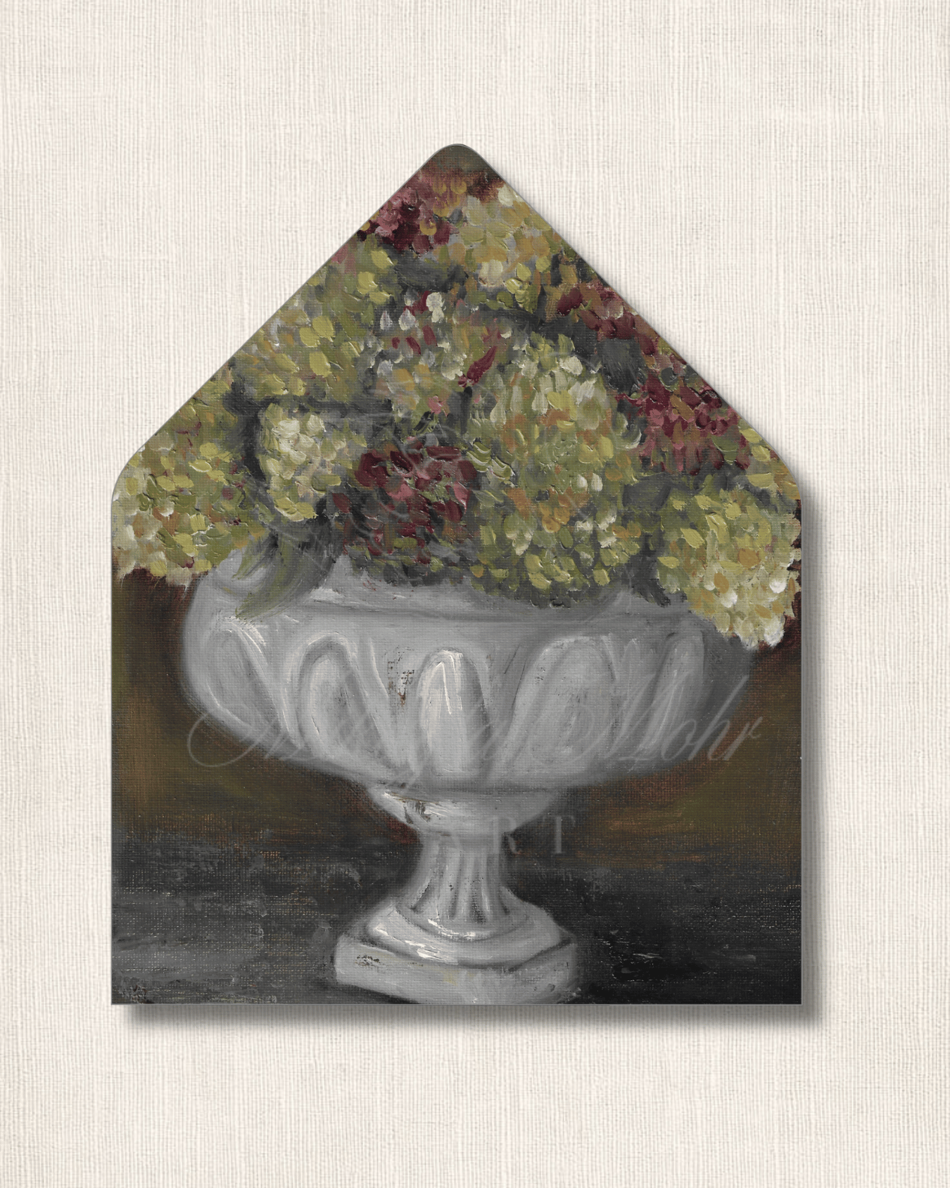 Hydrangeas | Fine Art Stationery Design License