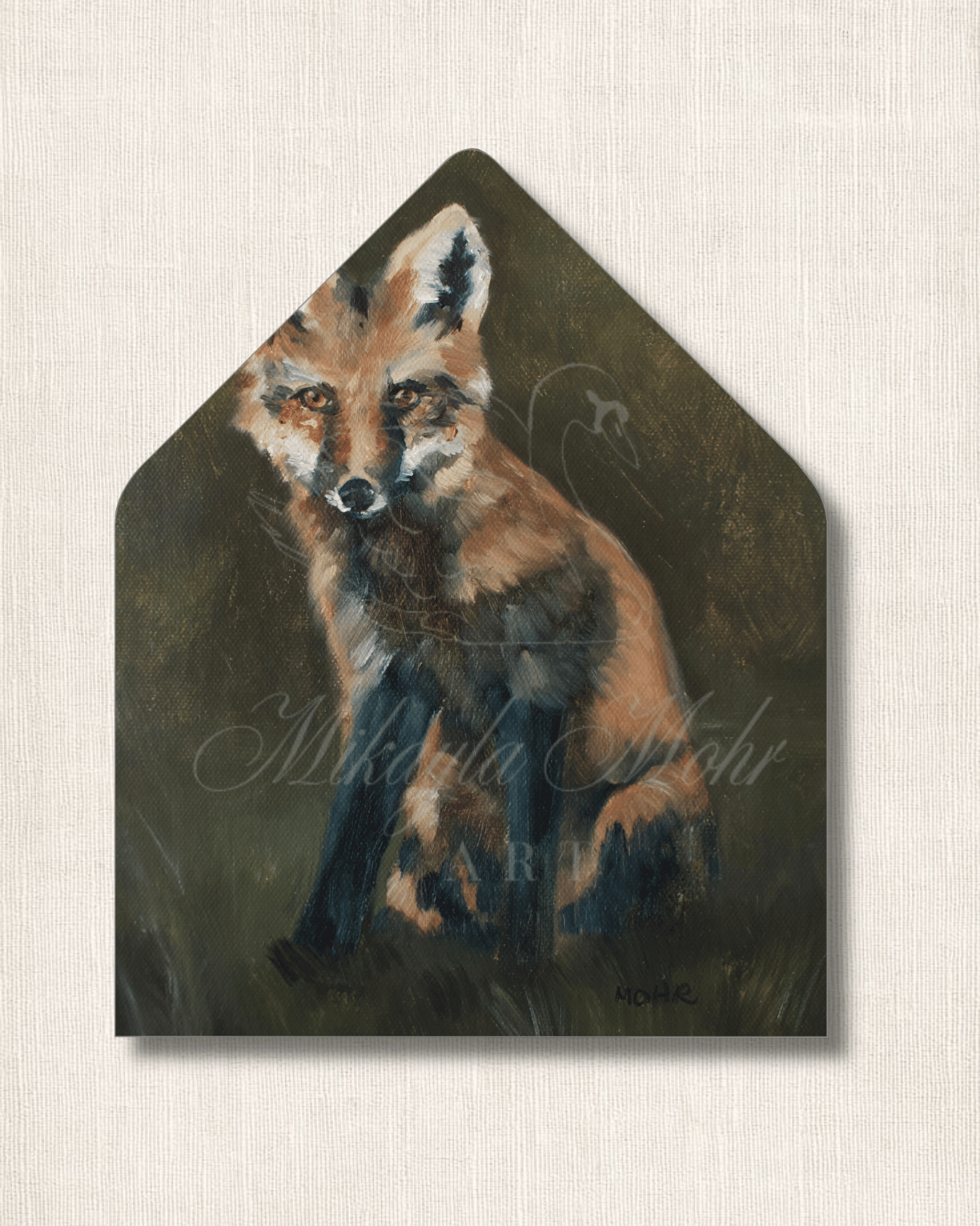 The Fox | Fine Art Stationery Design License