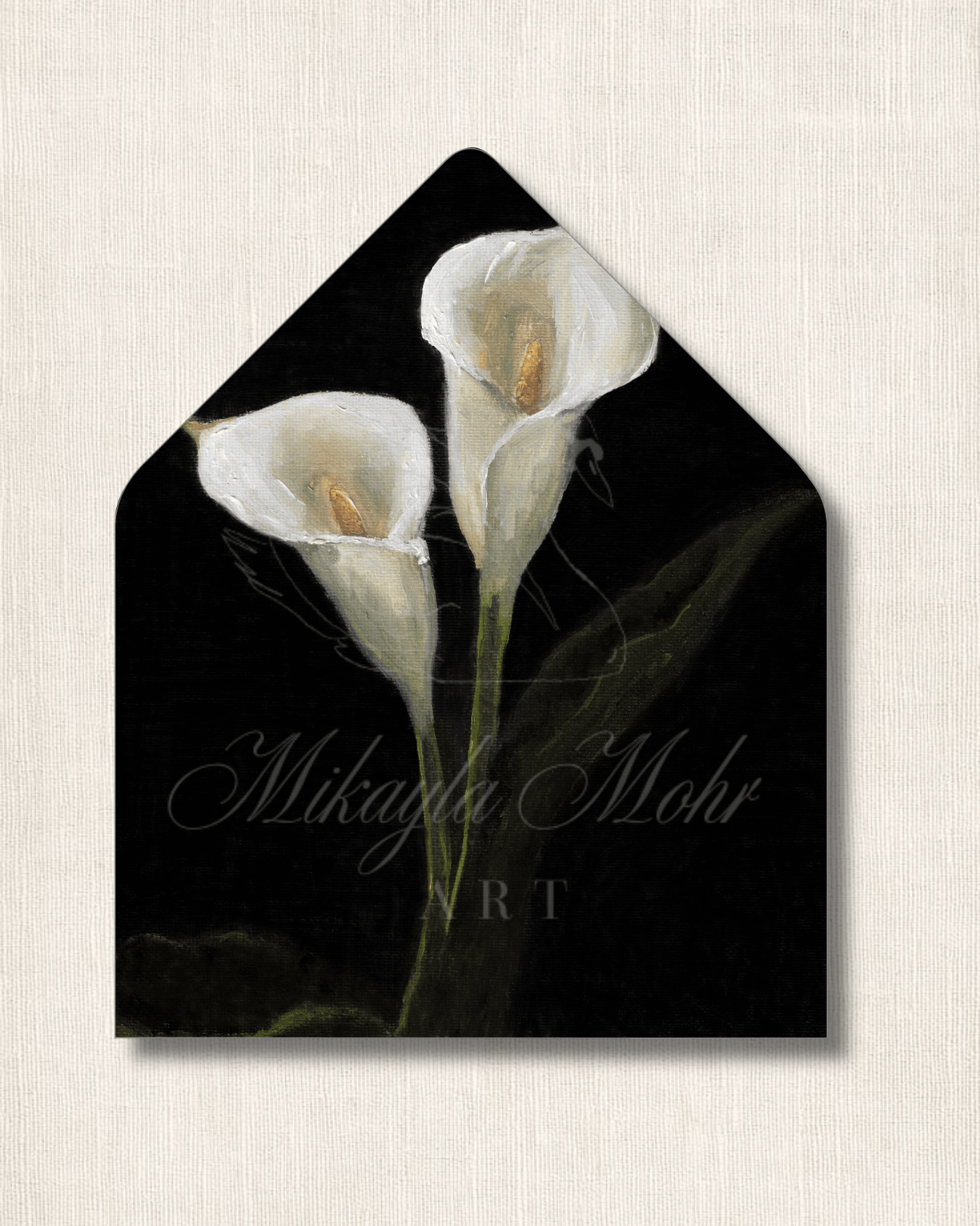 Calla Lilies | Fine Art Stationery Design License