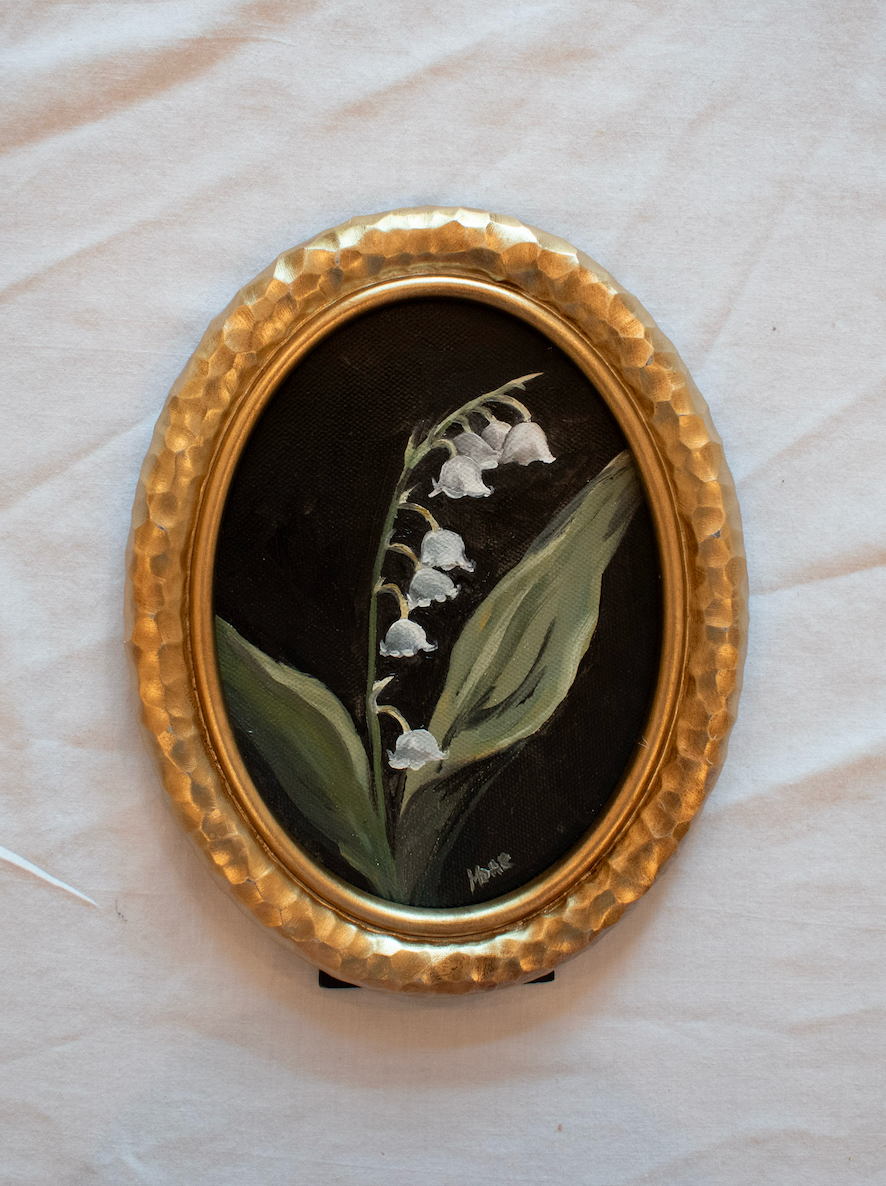 Lily of the Valley | 5x7 Vintage Inspired Frame