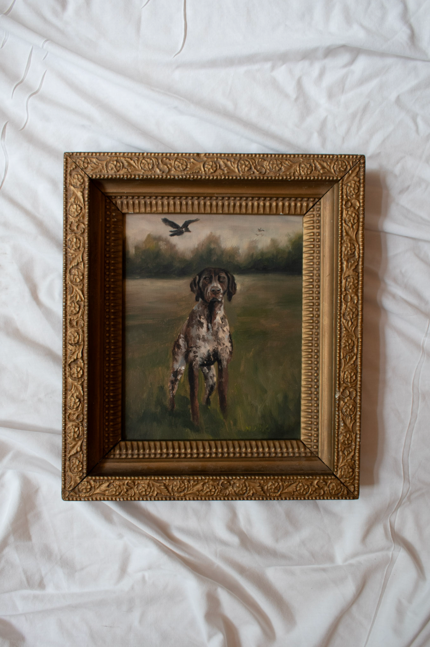 Bird Dog | 8x10 Antique Frame