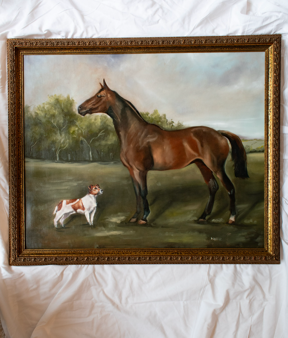 Vintage Horse | 24x30 Vintage Frame