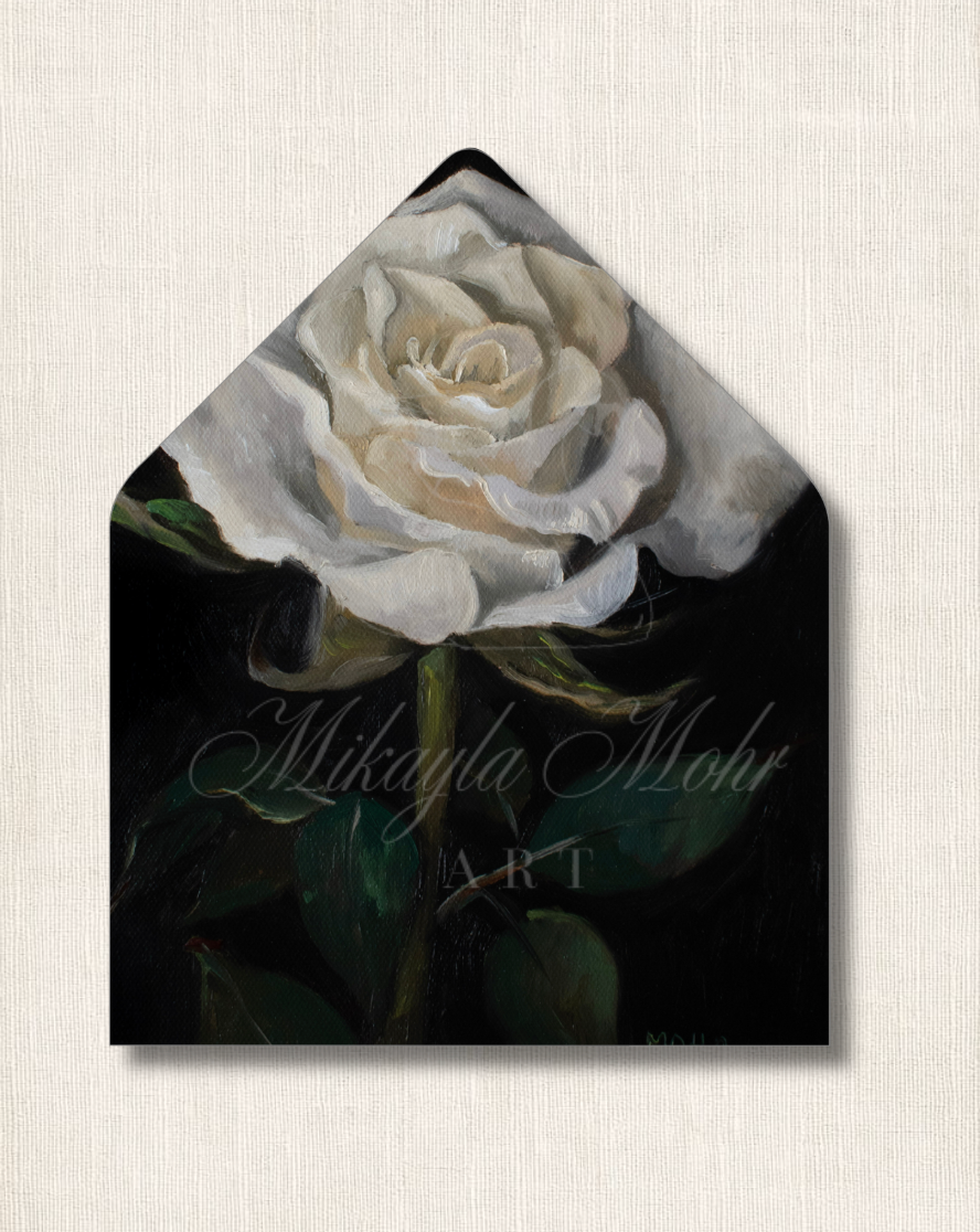 Rose | Fine Art Stationery Design License