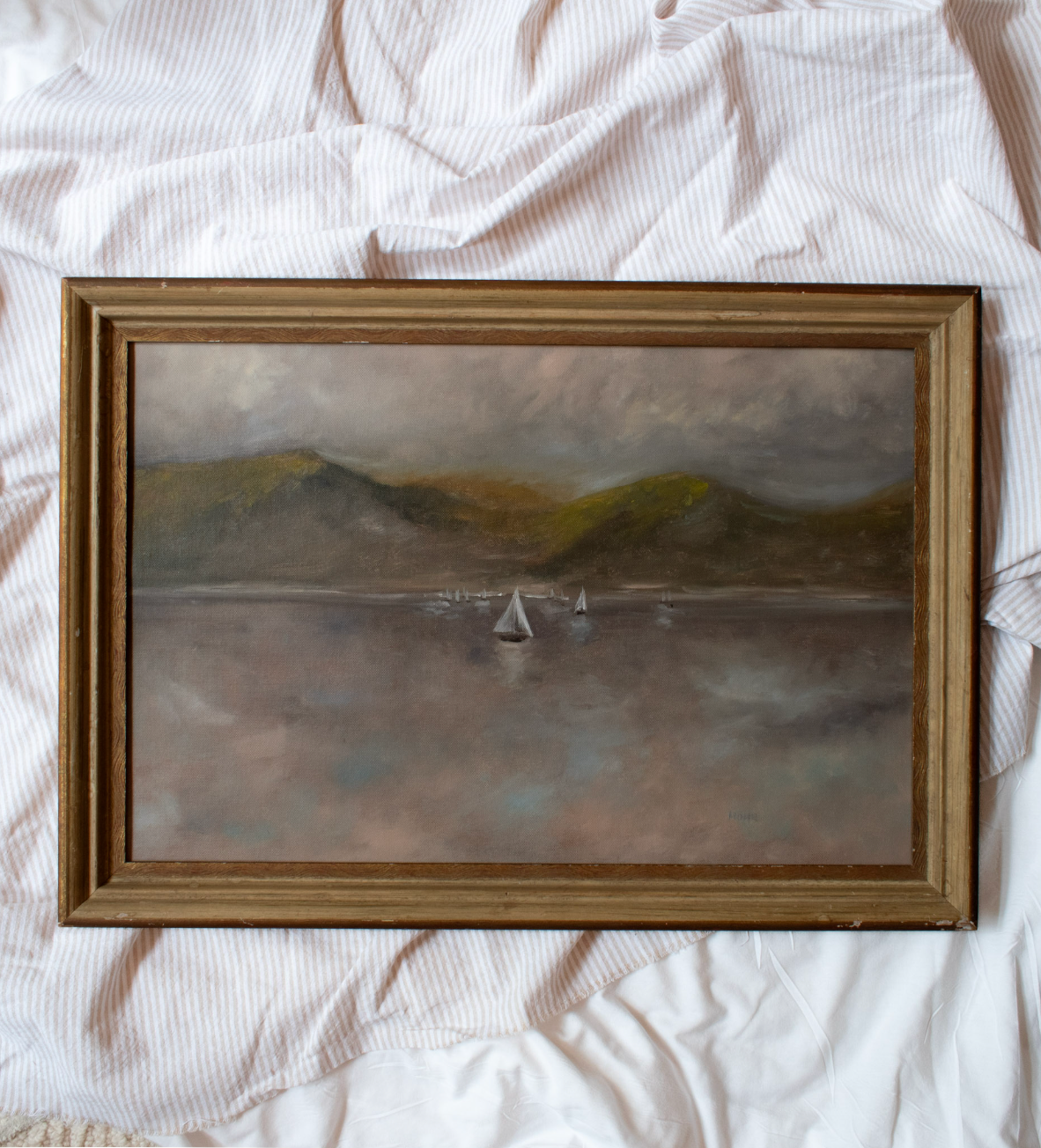 Along the Coast | 24x16 Vintage Frame