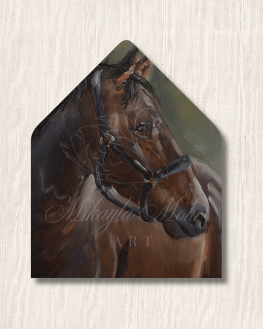 Horse | Fine Art Stationery Design License