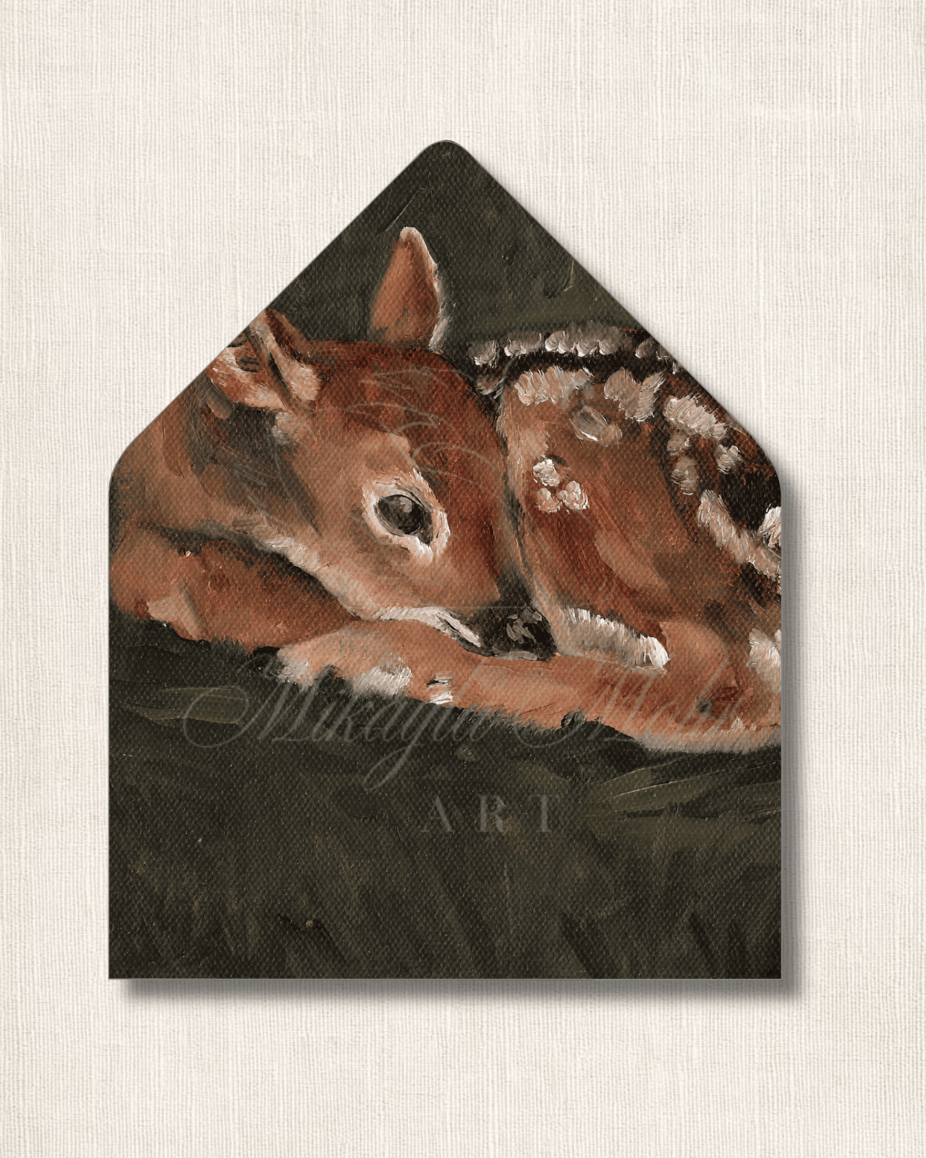 Bedding Down | Fine Art Stationery Design License