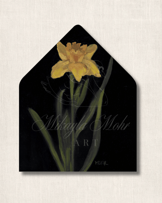 Daffodil | Fine Art Stationery Design License