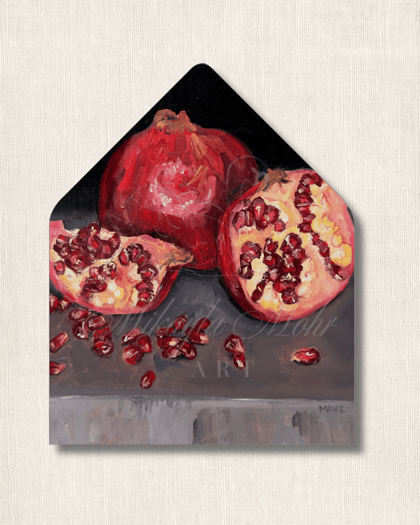 Pomegranates | Fine Art Stationery Design License