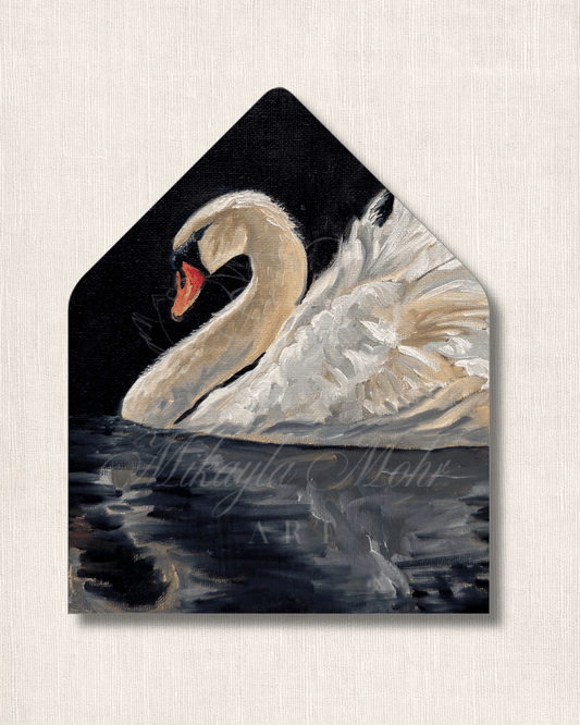 Swan | Fine Art Stationery Design License