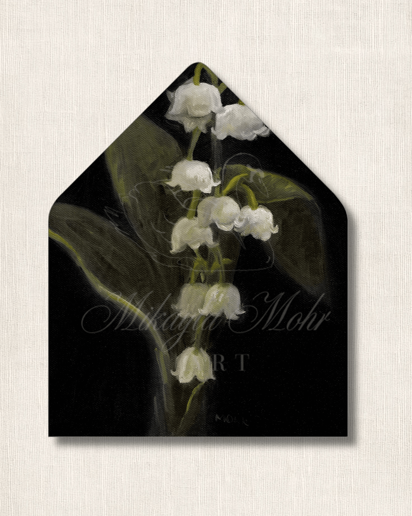 Lily of the Valley | Fine Art Stationery Design License