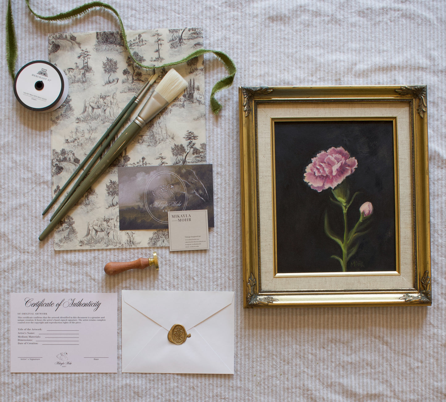 Carnation | 8x10 Vintage Frame