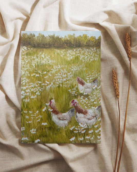 Chickens | Giclée Print (5x7)