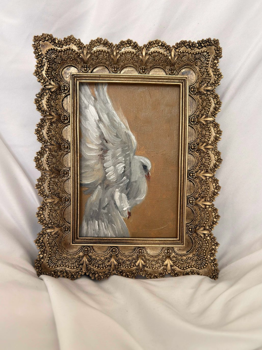 Peace | 4x6 vintage inspired gold frame