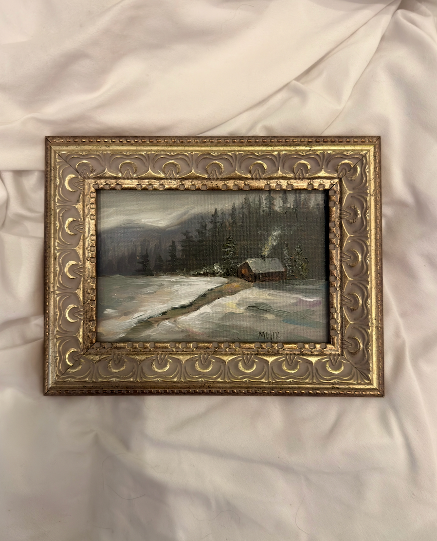 A Quiet Cabin | 4x6 Vintage Inspired Frame