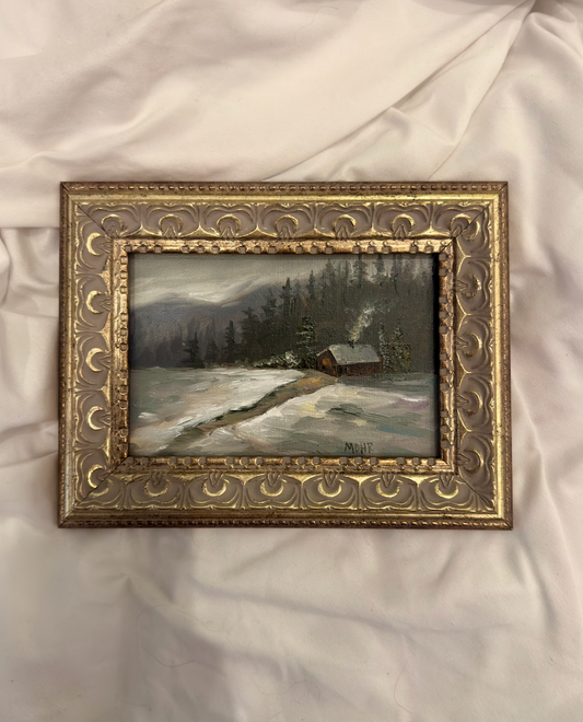 A Quiet Cabin | 4x6 Vintage Inspired Frame