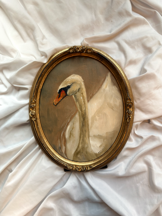 Swan | 8x10 Vintage Inspired Oval Frame