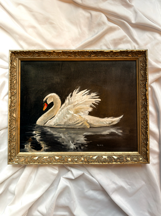 Swan 2 | 11x14 Vintage Frame