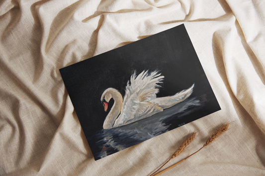 Swan | Limited Edition Giclée Print (8x10)
