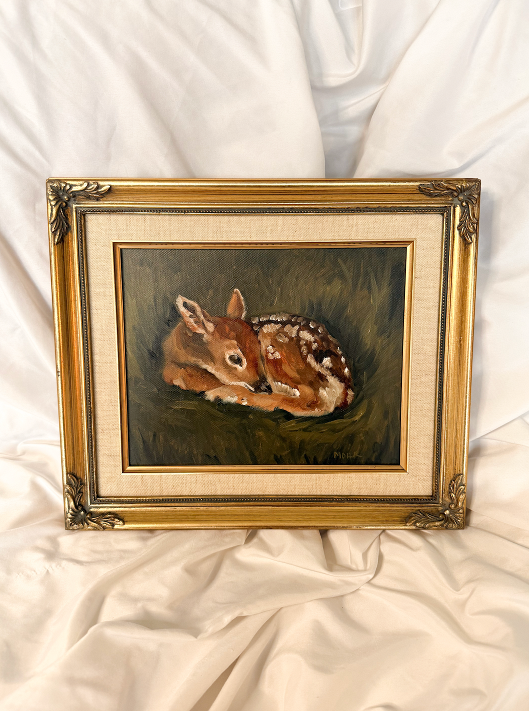 Bedding Down | 8x10 Vintage Frame