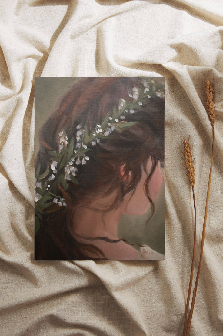 Floral Wreath | Limited Edition Giclée Print (8x10)