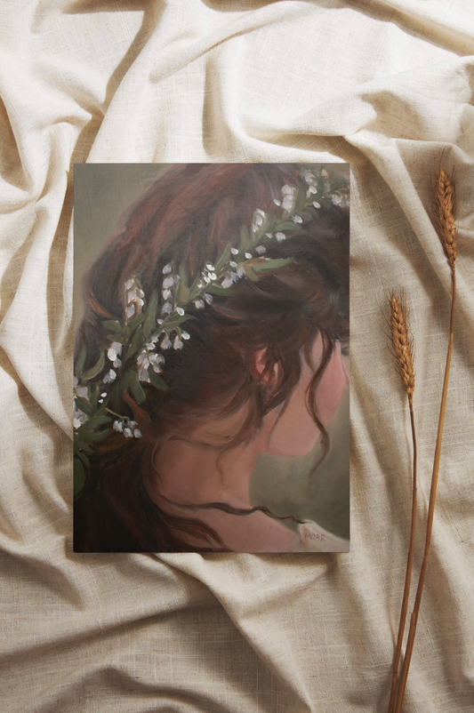 Floral Wreath | Limited Edition Giclée Print (8x10)