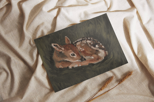 Bedding Down | Limited Edition Giclée Print (8x10)