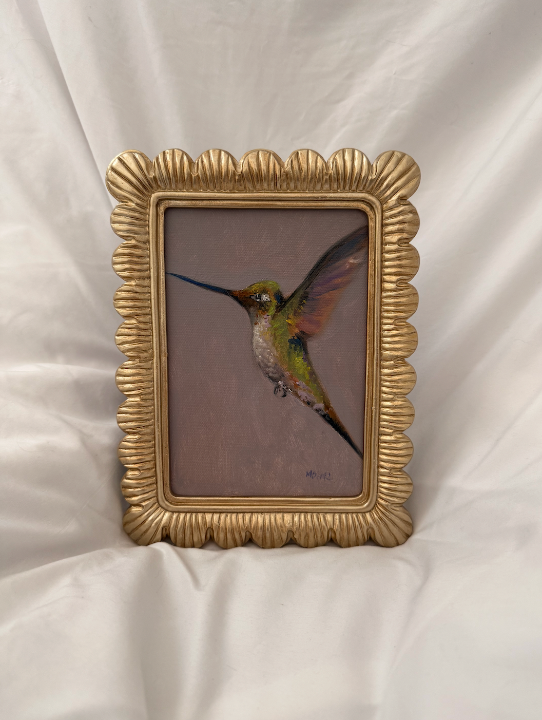 Hummingbird II | 5x7 Vintage Inspired Frame