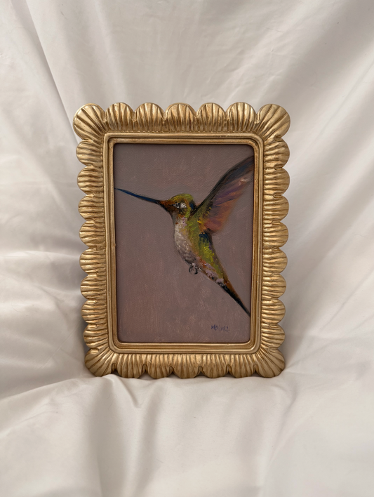 Hummingbird II | 5x7 Vintage Inspired Frame