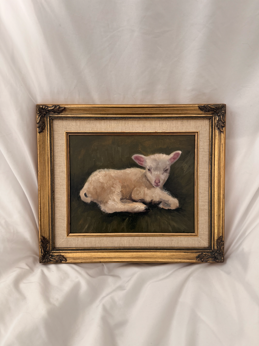 The Lamb | 8x10 Vintage Frame
