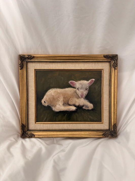 The Lamb | 8x10 Vintage Frame