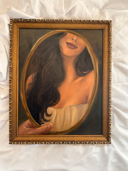 In the Mirror | 16x20 Vintage Frame