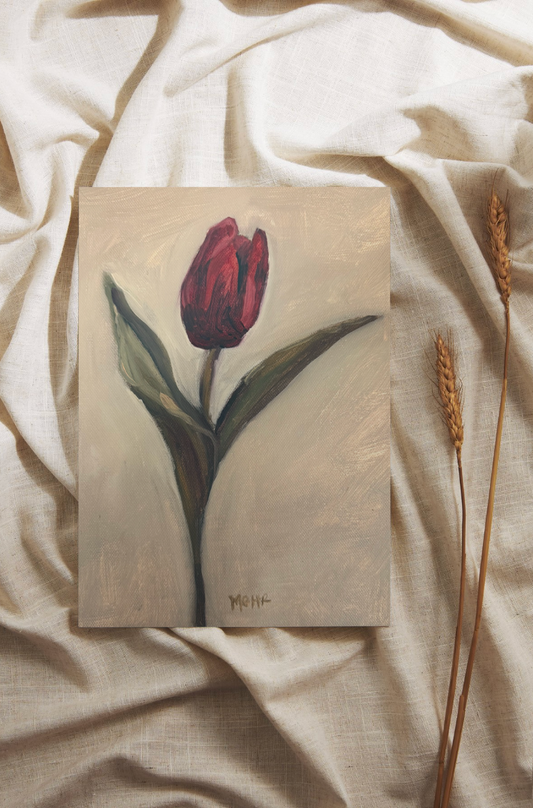 Red Tulip | Limited Edition Giclée Print (8x10)