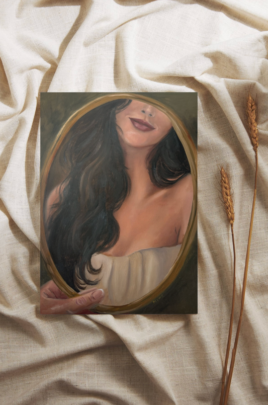 In the mirror | Limited Edition Giclée Print (11x14)
