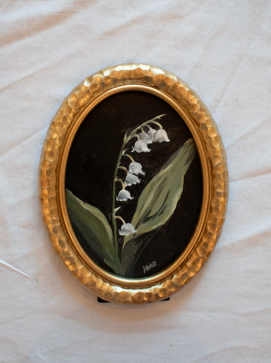 Lily of the Valley | 5x7 Vintage Inspired Frame