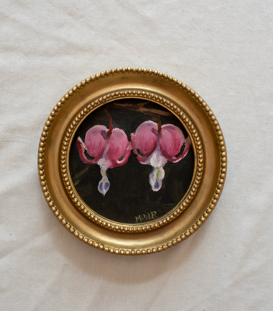 Bleeding Hearts | 4x4 Vintage Inspired Frame