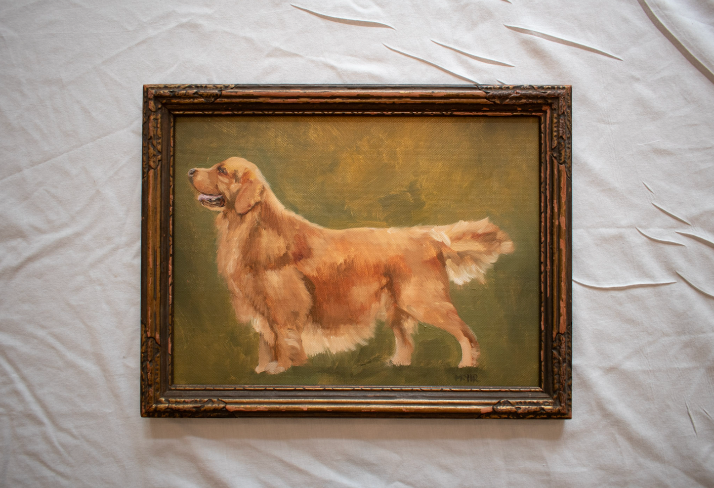 The Retriever | 9x12 Vintage Frame