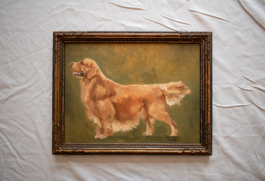 The Retriever | 9x12 Vintage Frame