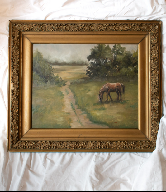 In the Meadow | 16x20 Antique Frame