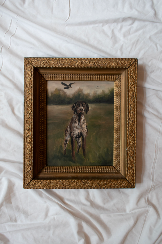 Bird Dog | 8x10 Antique Frame