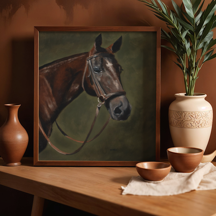 Horse Study | Limited Edition Giclée Print (10x10)