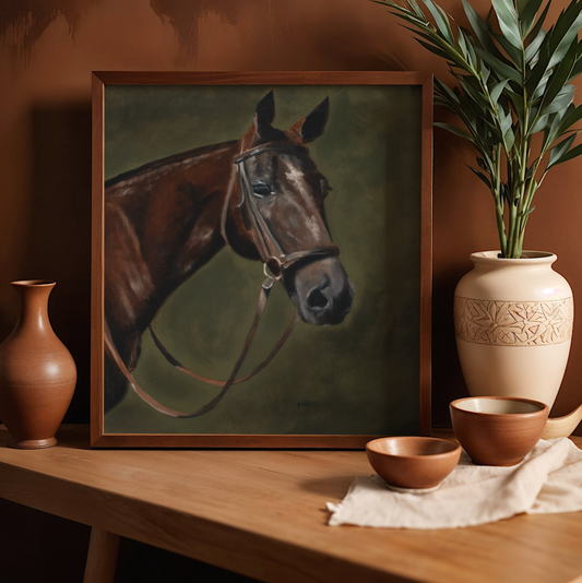 Horse Study | Limited Edition Giclée Print (10x10)
