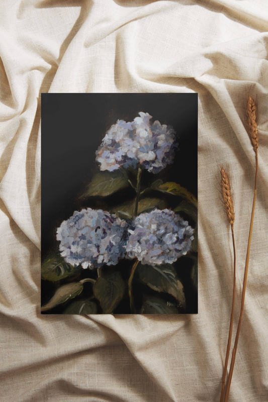 Blue Hydrangea | Limited Edition Giclée Print (8x10)