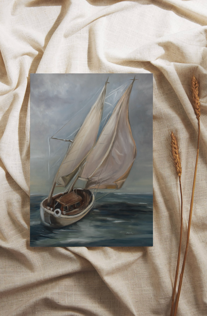 Sailboat | Limited Edition Giclée Print (11x14)
