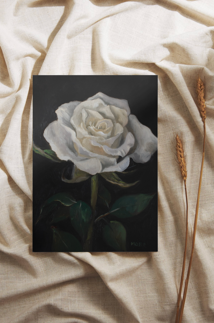 June | The Rose | Limited Edition Giclée Print (8x10)