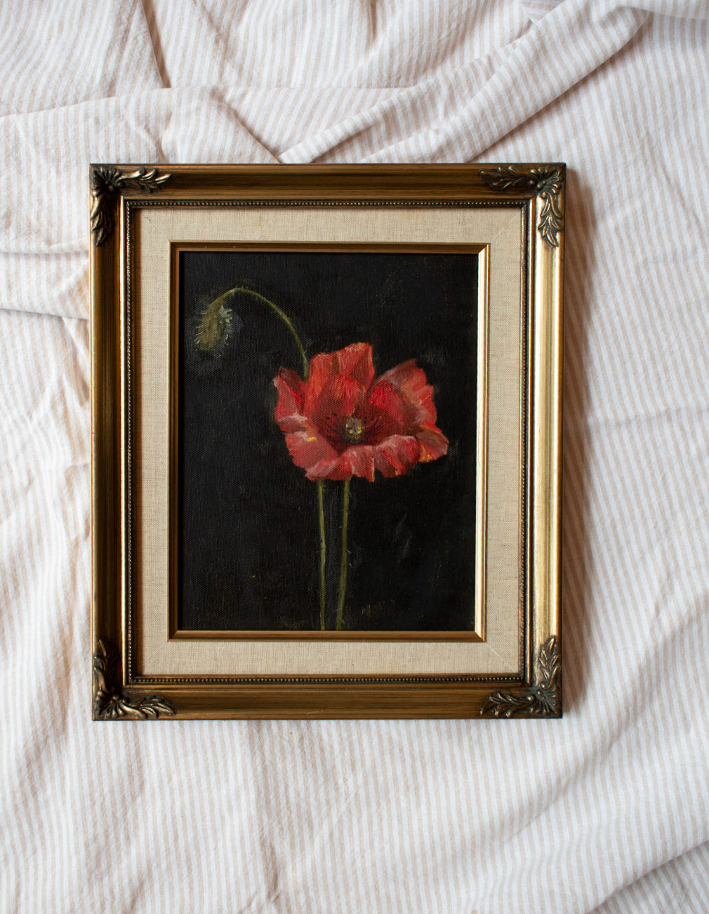 The Poppy | 8x10 Vintage Frame
