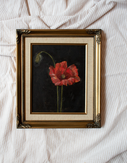 The Poppy | 8x10 Vintage Frame