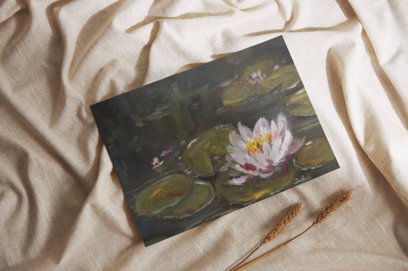 July | The Water Lily | Limited Edition Giclée Print (8x10)