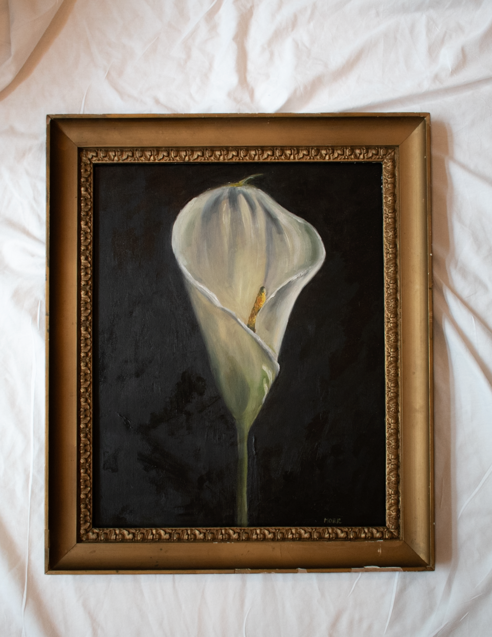 Calla Lily | 16x20 Antique Frame