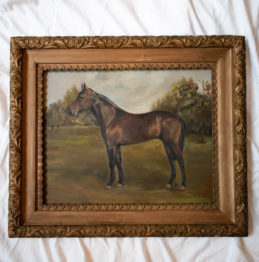 Horse Country | 16x20 Antique Frame