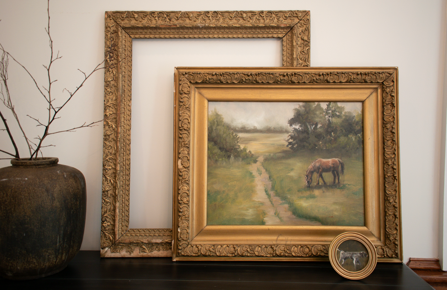 In the Meadow | 16x20 Antique Frame